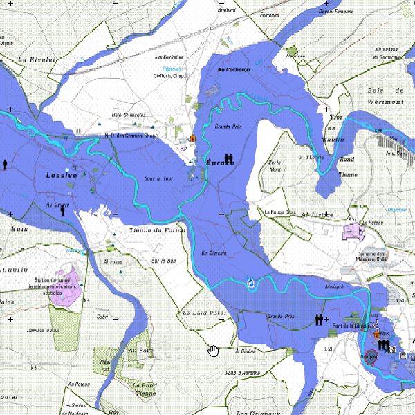 Géoportail Zone Inondable : Zones à risque naturel – RUWKHS